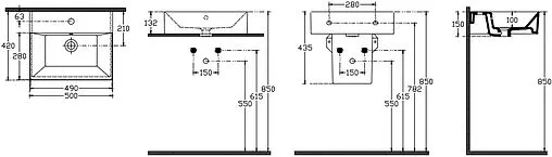 Полупьедестал Isvea SistemaZ Frame белый 10SF39001