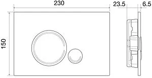 Комплект 5 в 1 BelBagno Stylus Tornado CZR-6601-TH-TOR/CZR2316SC/BB002-80/BB014-SR-BIANCO с кнопкой белый глянцевый Комплект 5 в 1 BelBagno Stylus Tornado CZR-6601-TH-TOR/CZR2316SC/BB002-80/BB014-SR-BIANCO с кнопкой белый глянцевый, 4
