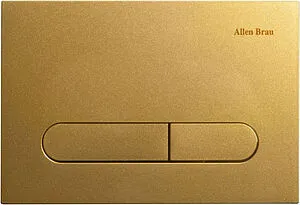 Клавиша смыва для унитаза Allen Brau Project Color 9.2PR01.GD золото матовое Клавиша смыва для унитаза Allen Brau Project Color 9.2PR01.GD золото матовое, 1