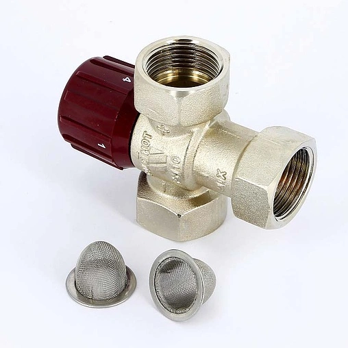 Трехходовой термостатический смесительный клапан 1&quot; +32...+50°С Kvs 2.1 WATTS Aquamix AM61C 10017423