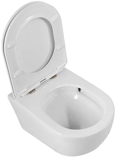 Унитаз подвесной безободковый Cezares Relax Tornado белый CZR-3806-53-TH-TOR/SC