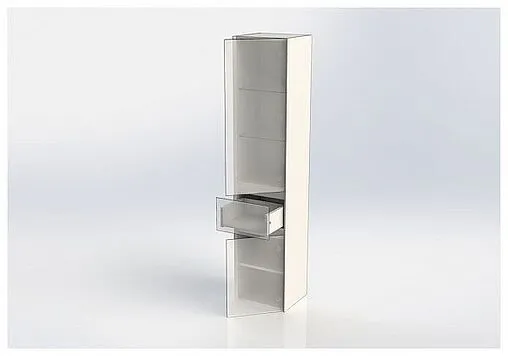 Шкаф-пенал подвесной Aquanet Йорк 35 R белый 00202095 Шкаф-пенал подвесной Aquanet Йорк 35 R белый 00202095