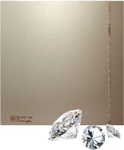Вентилятор вытяжной Soler &amp; Palau SILENT-100 CZ CHAMPAGNE DESIGN SWAROVSKI