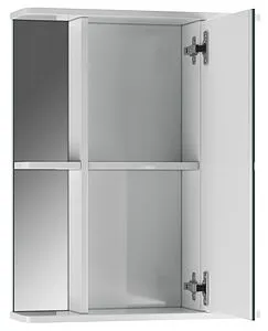 Шкаф-зеркало Айсберг Норма 2-55 R белый DA1610HZ, 3