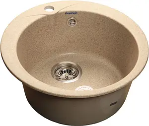 Мойка кухонная GranFest Rondo R-480 песочный Мойка кухонная GranFest Rondo R-480 песочный, 1
