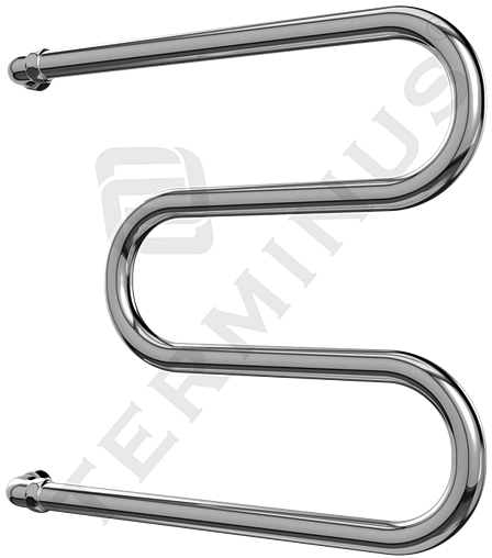 Полотенцесушитель водяной Terminus М-образный AISI 32х2 500х700 полированная сталь 4620768881176