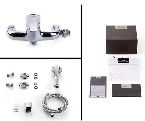 Смеситель для душа D&amp;K Rhein Valerius хром DA1363101