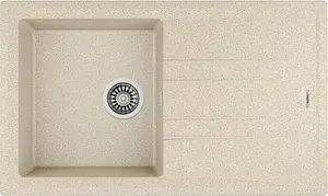 Мойка кухонная Teka Stone 50 B-TG 1B 1D песочный 115330016 Мойка кухонная Teka Stone 50 B-TG 1B 1D песочный 115330016, 1