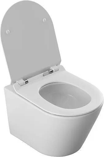 Унитаз подвесной безободковый Aquanet Atago 2.0 Rimless белый Atago W Short T