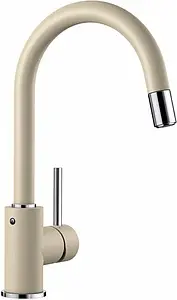 Смеситель для кухни с выдвижным изливом Blanco Mida-S Silgranit шампань/хром 521459 Смеситель для кухни с выдвижным изливом Blanco Mida-S Silgranit шампань/хром 521459, 1