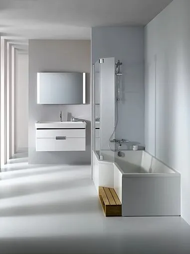 Шторка на ванну 1100мм прозрачное стекло Jacob Delafon Bain Douche NEO E4930-GA