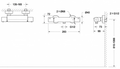 Термостат для душа Bravat Stream хром F93984C-01B