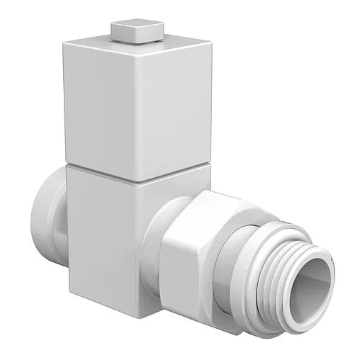 Комплект вентилей запорных прямых ½" в/н Royal Thermo Cube белый RTE 56.0005 Комплект вентилей запорных прямых ½" в/н Royal Thermo Cube белый RTE 56.0005
