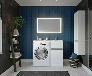 Тумба под умывальник напольная над стиральной машиной Aquaton Лондри 40 белый 1A236001LH010 Тумба под умывальник напольная над стиральной машиной Aquaton Лондри 40 белый 1A236001LH010, 5