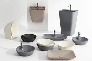 Раковина ISVEA SistemaY Soft 45 антрацит 10SY65045SV-2C Раковина ISVEA SistemaY Soft 45 антрацит 10SY65045SV-2C, 5