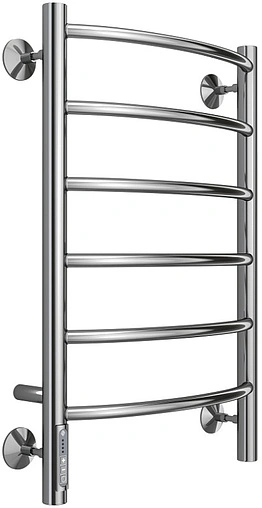 Полотенцесушитель электрический лесенка Terminus Классик П6 400х650 левый электро quick touch полированная сталь 4670078531315
