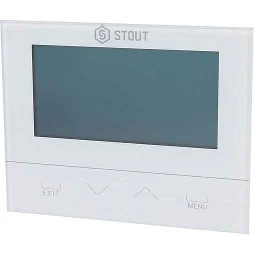 Проводной комнатный двухпозиционный регулятор котла Stout ST-292v3 белый STE-0101-029231