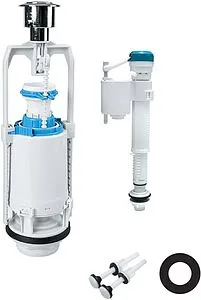 Комплект арматуры для бачка однорежимный ½&quot; пластик нижний IDDIS Optima Home тип А F012400-0004, 1