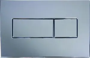 Клавиша смыва для унитаза Styron STY-800-2 хром глянцевый Клавиша смыва для унитаза Styron STY-800-2 хром глянцевый, 1