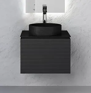 Тумба под умывальник подвесная Jorno Stone 60 антрацит Stn.01.60/P/A/JR Тумба под умывальник подвесная Jorno Stone 60 антрацит Stn.01.60/P/A/JR, 3