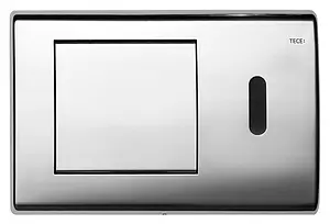 Клавиша смыва для унитаза с ИК-датчиком от батареи 6 В TECEplanus 9240351 хром глянцевый Клавиша смыва для унитаза с ИК-датчиком от батареи 6 В TECEplanus 9240351 хром глянцевый, 1