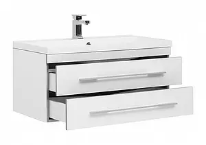 Тумба под умывальник подвесная Aquanet Верона 90 белый 00172335, 4