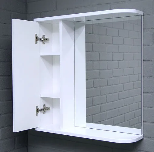 Шкаф-зеркало Айсберг Промо 55 белый DP2607HZ