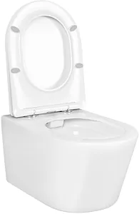 Унитаз подвесной безободковый Aquatek Оберон белый AQ1363W-00, 5