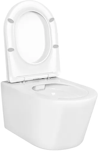 Унитаз подвесной безободковый Aquatek Оберон белый AQ1363W-00