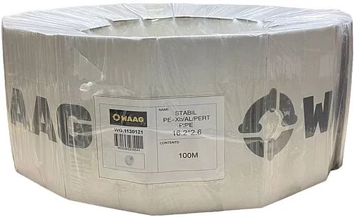 Труба металлополимерная WAAG Stabil 16.2 x 2.6 мм PE-Xb/Al/PE-RT бухта 100м WG.1130121