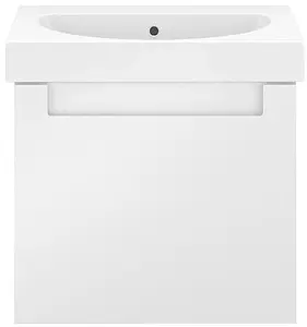 Тумба-умывальник подвесная Kerama Marazzi Buongiorno Plus 60 белый/дуб кантри BGP.60.1+1\WHT+BG.wb.60, 1