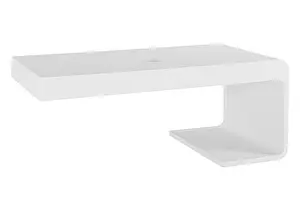 Консоль под умывальник Aquanet Corner K7R 100 белый матовый K7R, 1