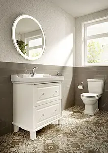 Тумба-умывальник напольная Roca Carmen 80 белый матовый 851369415, 4