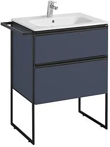 Тумба-умывальник подвесная Roca Domi 60 синий ZRU9307867+ Тумба-умывальник подвесная Roca Domi 60 синий ZRU9307867+, 3