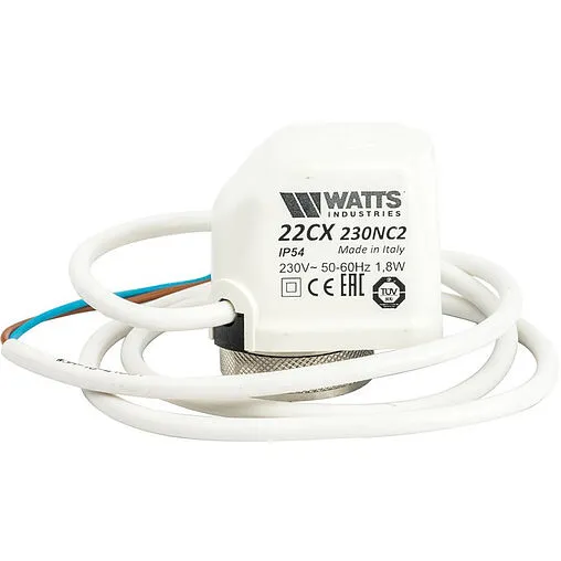 Сервопривод электротермический НЗ 230В М30 x 1.5 WATTS 22CX230NC2 10029671