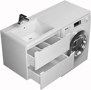 Тумба под умывальник подвесная Uperwood UPD Tanos 60 белый 291020260 Тумба под умывальник подвесная Uperwood UPD Tanos 60 белый 291020260, 3