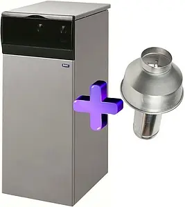 Напольный газовый котел одноконтурный 40кВт Baxi SLIM 1.400iN KITSL40IN881 Напольный газовый котел одноконтурный 40кВт Baxi SLIM 1.400iN KITSL40IN881, 1