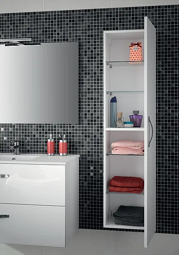 Шкаф-пенал подвесной Jacob Delafon Ola 35 белый EB396-J5 Шкаф-пенал подвесной Jacob Delafon Ola 35 белый EB396-J5