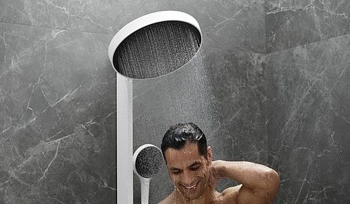 Душевая система без смесителя Hansgrohe Rainfinity 360 1jet белый матовый/графит 26842700