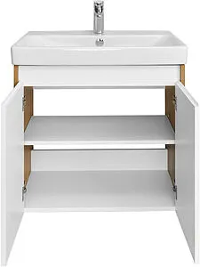 Тумба-умывальник Aquaton Сканди Doors 70 белый/дуб рустикальный 1A2789K0SDZ90, 4