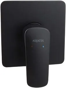 Смеситель для душа скрытого монтажа Aquatek Вега чёрный матовый AQ1066MB Смеситель для душа скрытого монтажа Aquatek Вега чёрный матовый AQ1066MB, 1