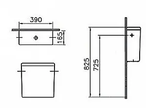 Бачок для унитаза VitrA S50 белый 5422B003-5450 Бачок для унитаза VitrA S50 белый 5422B003-5450, 2