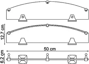 Полка Wasserkraft Wern хром 2524 Полка Wasserkraft Wern хром 2524, 4