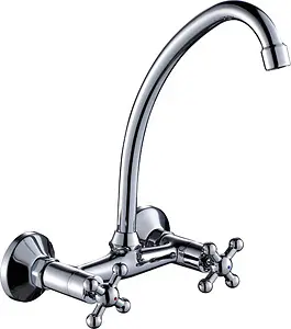 Смеситель для кухни настенный Rossinka хром G02-73, 1