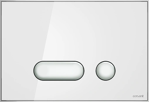 Комплект 6 в 1 Cersanit City New Clean On S-SET-CITYC/LPRO/S-DL/In-Wg-w с кнопкой Intera BU-INT/WHG/GL белый глянцевый