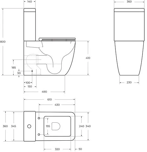 Чаша унитаза BelBagno Luce-Tor белый BB2197CP-TOR/SC Чаша унитаза BelBagno Luce-Tor белый BB2197CP-TOR/SC