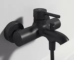 Смеситель для ванны Ideal Standard Ceraline чёрный матовый/хром BC199XG, 5