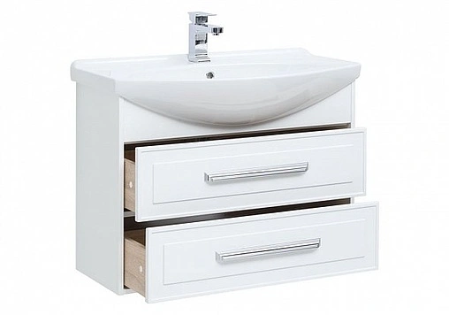 Тумба под умывальник Aquanet Остин 85 белый 00203918
