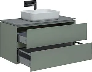 Тумба-умывальник подвесная Allen Brau Infinity 100 олива 1.21003.CGM+ Тумба-умывальник подвесная Allen Brau Infinity 100 олива 1.21003.CGM+, 4