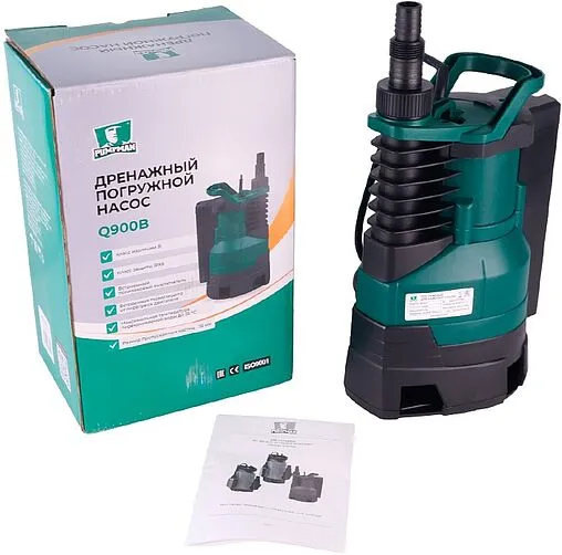 Насос дренажный Q=15.5м³/ч H=8.5м Pumpman Q900B